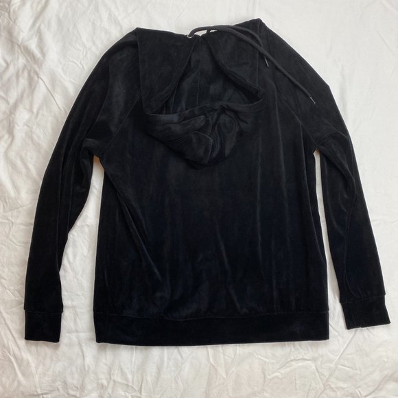 Brave Soul Velour Hoodie XS - Picture 3 of 6